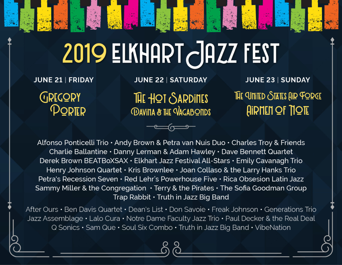 2019 Lineup Elkhart Jazz Festival
